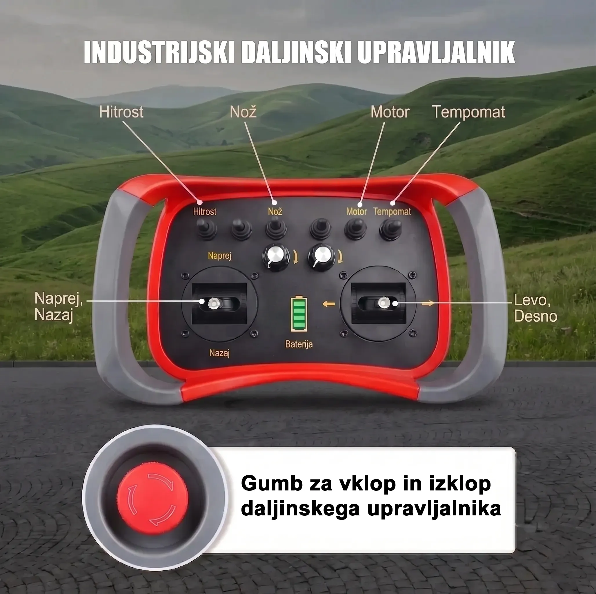 Pygmy 500 industrijski daljinski upravljalnik